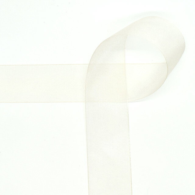 MOKUBA（木馬） サテンオーガンジーリボン（4681） 38mm 色番12 (H)_4b_