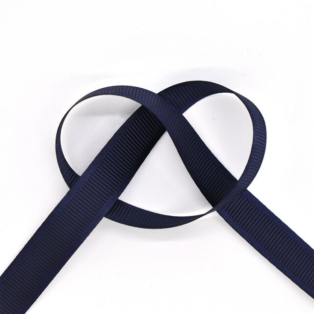 サテンエッジグログランリボン（0770） 15mm 691.ネイビー 07Aa99_