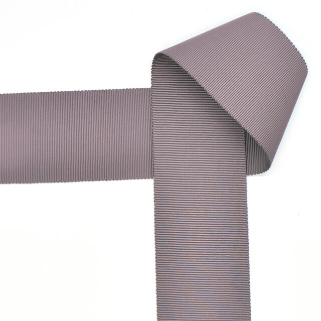 グログランリボン（M7200-50） 50mm 05.グレー 07Aa99_