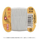 都羽根 絹穴糸 16号 カード巻 20m 126.粉錫 (H)_6b_