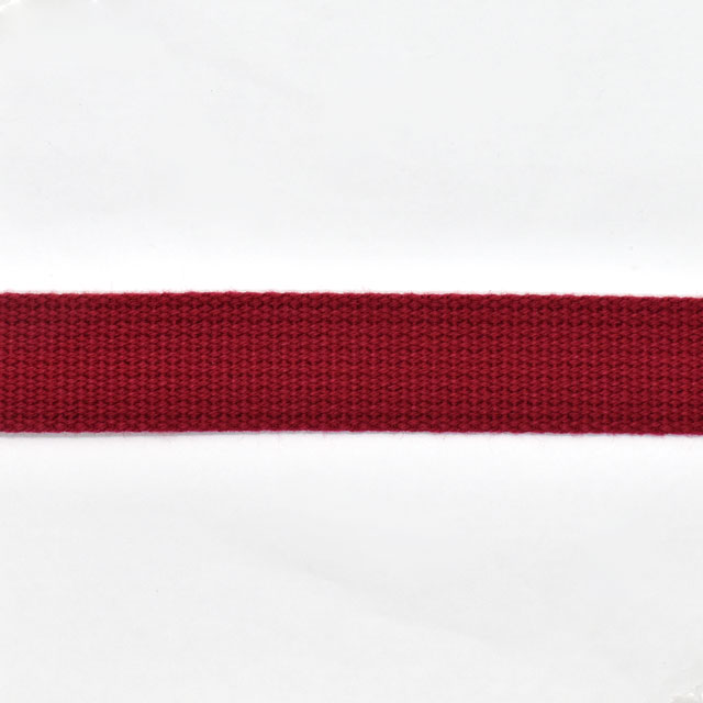 \期間限定10%OFF/ 持ち手用テープ ハイバンド 約25mm幅 25.エンジ 08Be18_