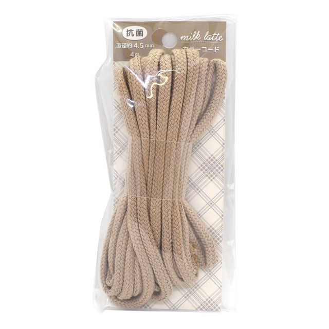 milk latte-ミルクラテ- 抗菌カラーコード 4m巻（MLC-06） グレイッシュブラウン 08Be99_