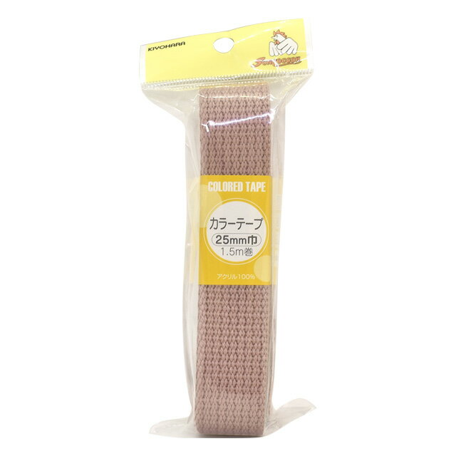 サンコッコー カラーテープ （SUN56-111） ナチュラルピンク 25mm幅 1.5m巻 08Be19_