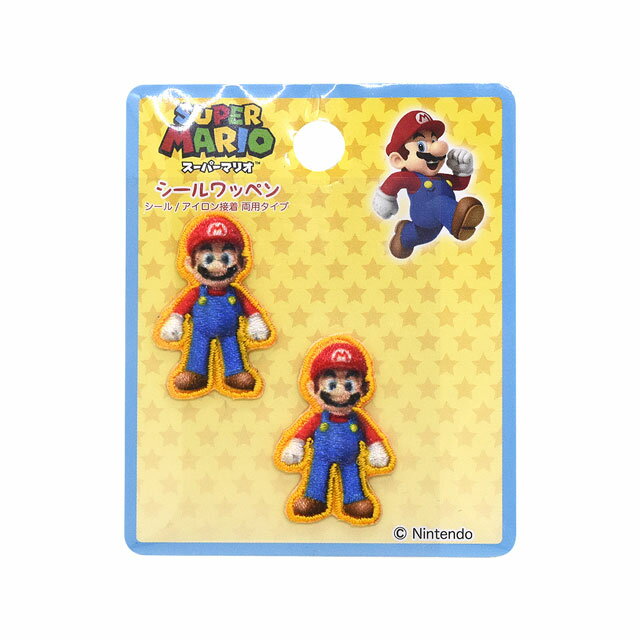 シールワッペン スーパーマリオ （SPP001） プチシールW 08Bf99_