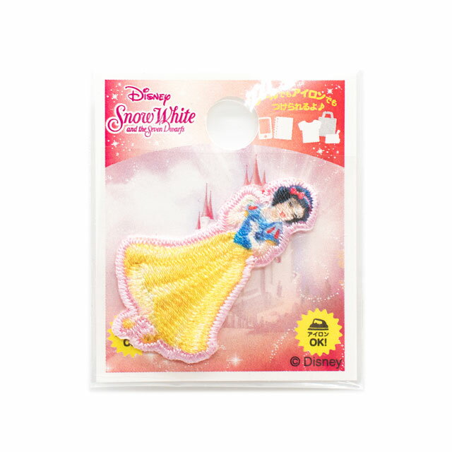 ワッペン Disney ミニワッペン（D01Y0776） 白雪姫 08Bf99_