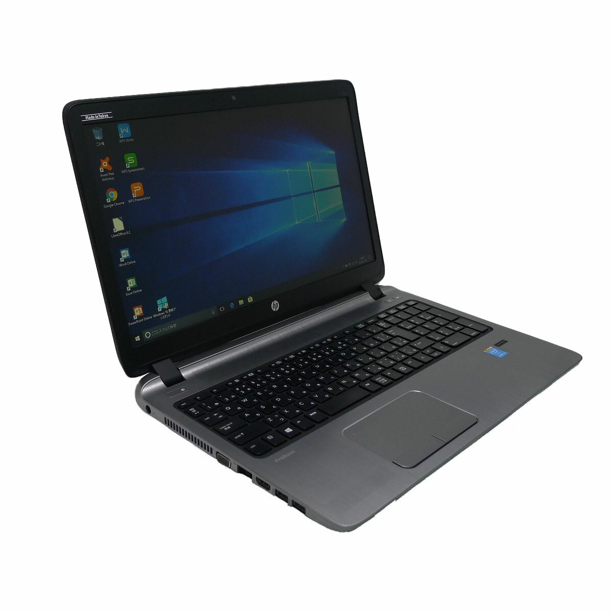 HP ProBook 450 G2i3 4GB 新品SSD480GB DVD-ROM 無線LAN Windows10