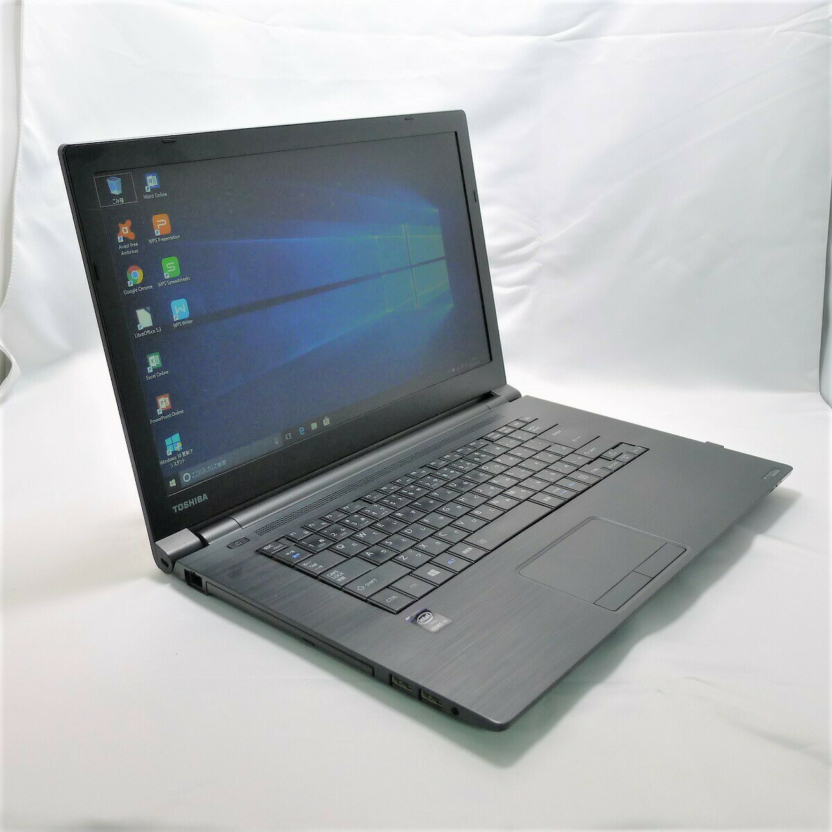 TOSHIBA dynabook Satellite B65 Core i5 4GB HDD250GB DVD-ROM 無線LAN Windows10 64bitWPSOffice 15.6インチ 中古 中古パソコン 【中古】 ノートパソコン 3