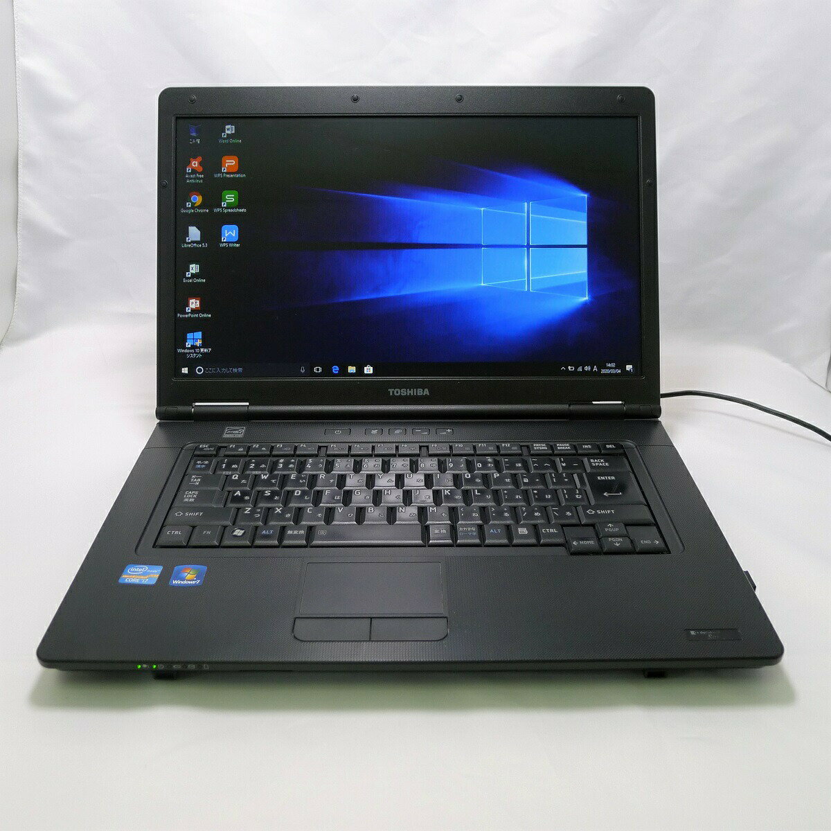 パソコン, ノートPC TOSHIBA dynabook Satellite B552 Core i3 16GB SSD2TB LAN Windows10 64bitWPSOffice 15.6 