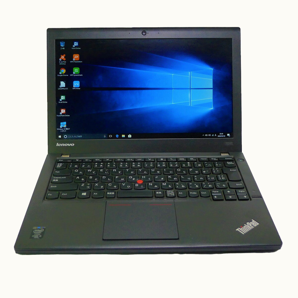 Lenovo ThinkPad X240 Core i5 4200U 8GB 新品SSD240GB 無線LAN Windows10 64bitWPSOffice 12.5インチ モバイルノート 中古 中古パソコン 【中古】 ノートパソコン