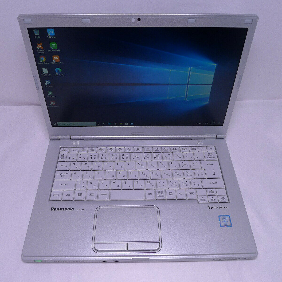 パナソニック Panasonic Let 039 s note CF-LX5 Core i5 8GB SSD256GB 光学ドライブ：非搭載 無線LAN Windows7 64bitWPSOffice 14.0型 フルHD 中古 中古パソコン モバイルノート 【中古】 ノートパソコン