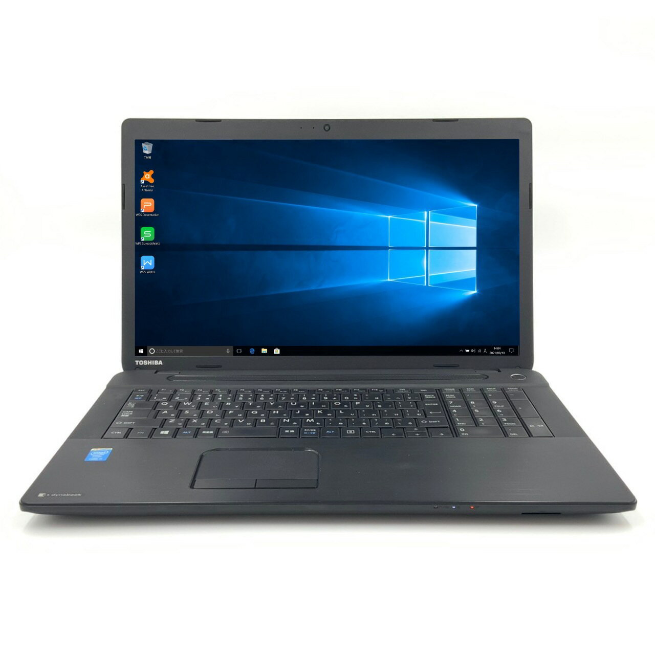 TOSHIBA dynabook B374 Core i3 4GB 新品SSD120GB スーパーマルチ 無線LAN Windows10 64bitWPSOffice 17.3インチ 中古パソコン ノートパソコン 【中古】