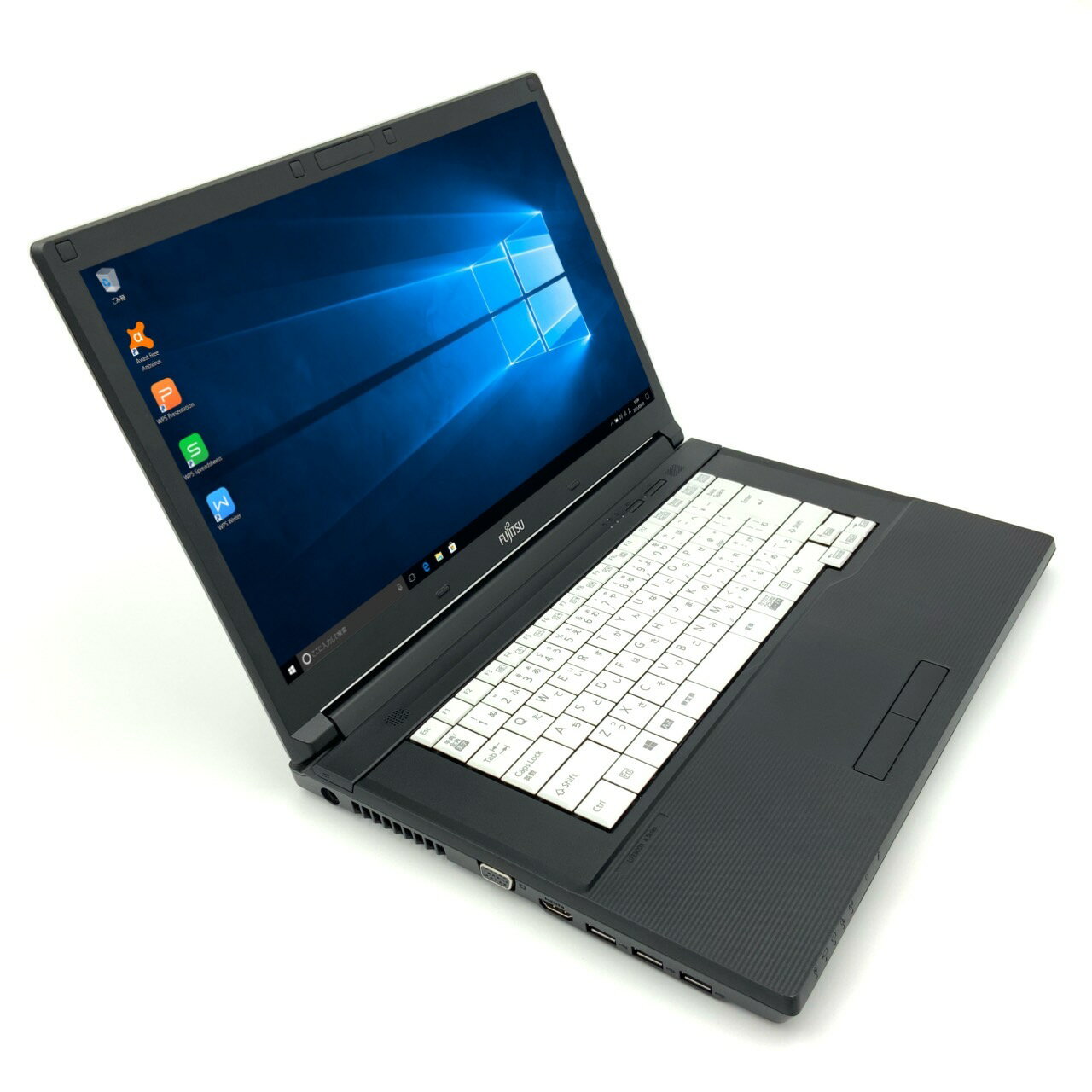 FUJITSU Notebook LIFEBOOK A576 Core i5 4GB 新品SSD960GB DVD-ROM 無線LAN Windows10 64bitWPS Office 15.6インチ 中古パソコン ノートパソコン Notebook 【中古】 3