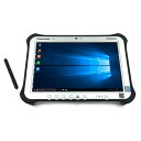 【タッチペン代替品】【業務用タブレット】【頑丈】 Panasonic パナソニック TOUGHPAD タフパッド FZ-G1 第6世代 Core i5 6300U/2.40GHz 4GB SSD120GB 無線LAN Windows10 64bit WPSOffice 10.1インチ カメラ 中古パソコン タブレットPC ノートパソコン Notebook 【中古】