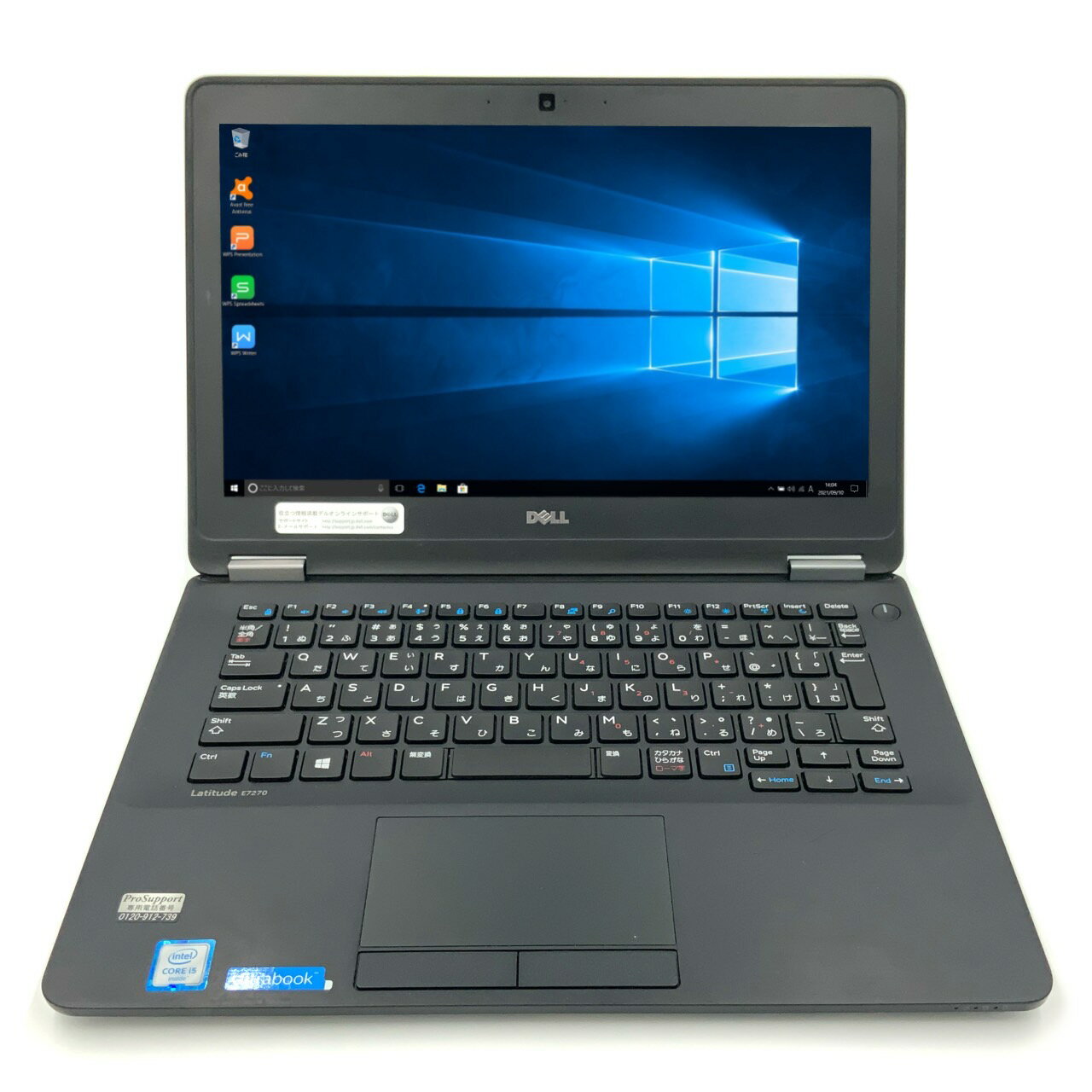 DELL Latitude E7270 第6世代 Core i5 6200U 16GB 新品SSD960GB 無線LAN Windows10 64bit WPSOffice 12.5インチ カメラ 中古パソコン ノートパソコン PC モバイルノート Notebook 【中古】