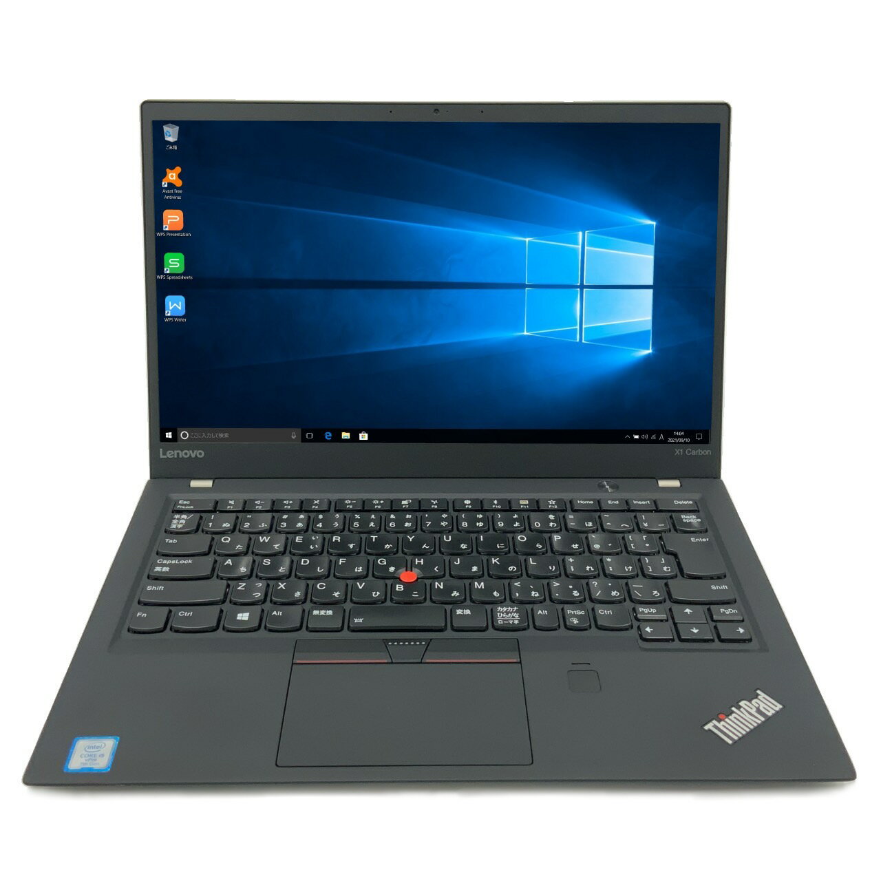 【強靭】 【超軽量】 Lenovo ThinkPad X1 Carbon（2017モデル） 第7世代 Core i5 7200U 8GB SSD120GB Windows10 64bit WPSOffice 14インチ フルHD カメラ 無線LAN 中古パソコン ノートパソコン PC モバイルノート Notebook 【中古】