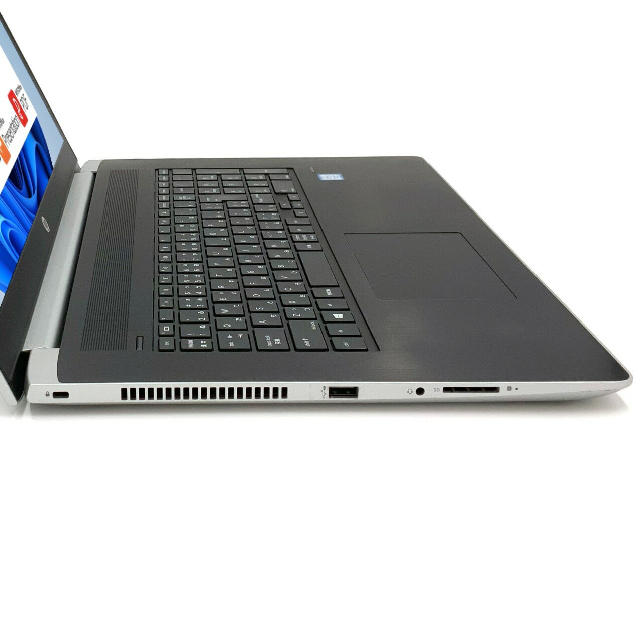 【スペック】 HP ProBook 470 G5 第8世代 Core i5 8250U 8GB 新品SSD960GB 64bit