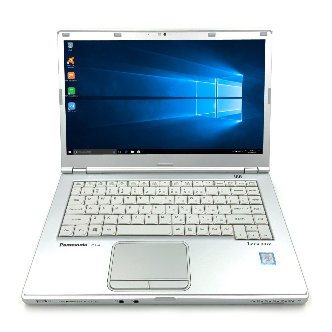  パナソニック Panasonic Let's note LX6 第7世代 Core i7 7600U/2.80GHz 16GB 新品SSD960GB M.2 スーパーマルチ Windows10 64bit WPSOffice 14.0インチ フルHD カメラ 無線LAN 中古パソコン ノートパソコン モバイルノート PC Notebook 