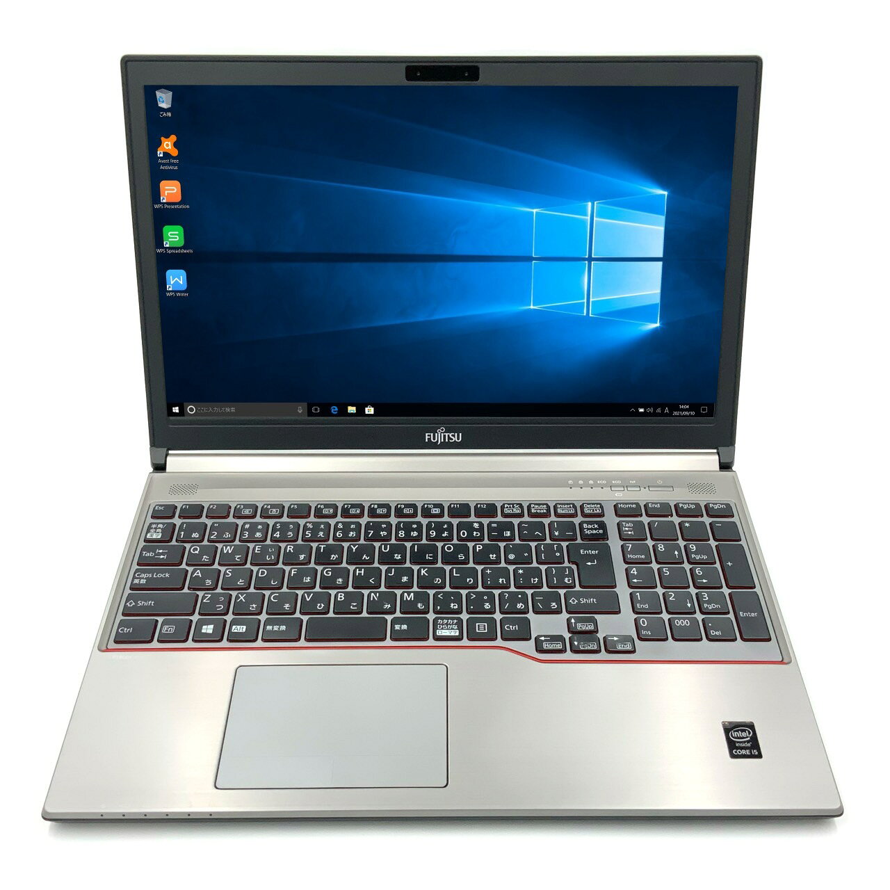 【訳あり：天板ハゲ】【薄型スタイリッシュ】 富士通 FUJITSU LIFEBOOK E754 第4世代 Core i5 4200M/2.50GHz 4GB HDD250GB スーパーマルチ 64bit WPSOffice 15.6インチ フルHD テンキー 無線LAN 中古パソコン ノートパソコン PC Notebook 【中古】