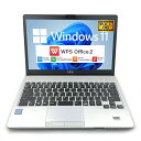 【Windows11】【新品バッテリー交換済】【24時間駆動】FUJITSU LIFEBOOK S938 第8世代 Core i5 8250U/1.60GHz 8GB 新品SSD480GB M.2 64bit WPS Office 13.3インチ フルHD カメラ 無線LAN 中古パソコン ノートパソコン PC モバイルノート Notebook 【中古】(2)