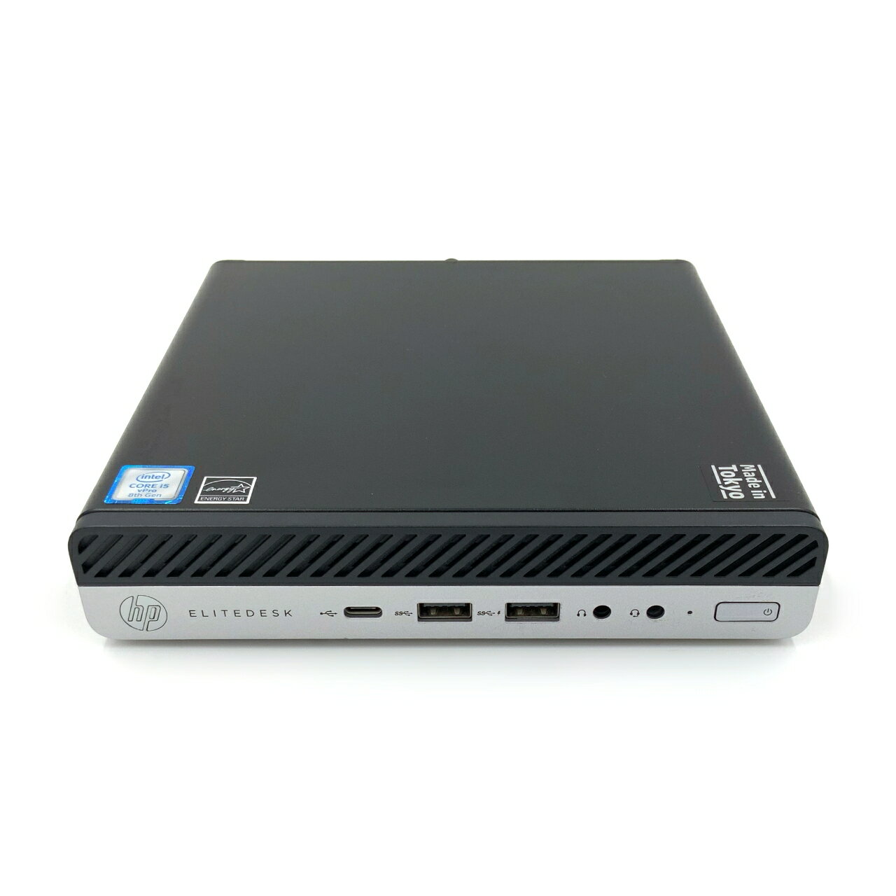 【Win11完全対応】 【手のひらサイズの小型PC】 HP EliteDesk 800 G4 DM 第8世代 Core i5 8500T/2.10GHz 64GB 新品SSD480GB M.2 NVMe Windows10 64bit WPSOffice 無線LAN 中古パソコン デスクトップ パソコン PC 【中古】