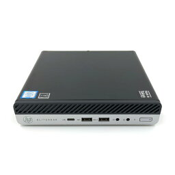 【Windows11】 【手のひらサイズの小型PC】 HP EliteDesk 800 G4 DM 第8世代 Core i5 8500T/2.10GHz 64GB 新品SSD480GB M.2 NVMe Windows11 64bit WPSOffice 無線LAN 中古パソコン デスクトップ パソコン PC 【中古】