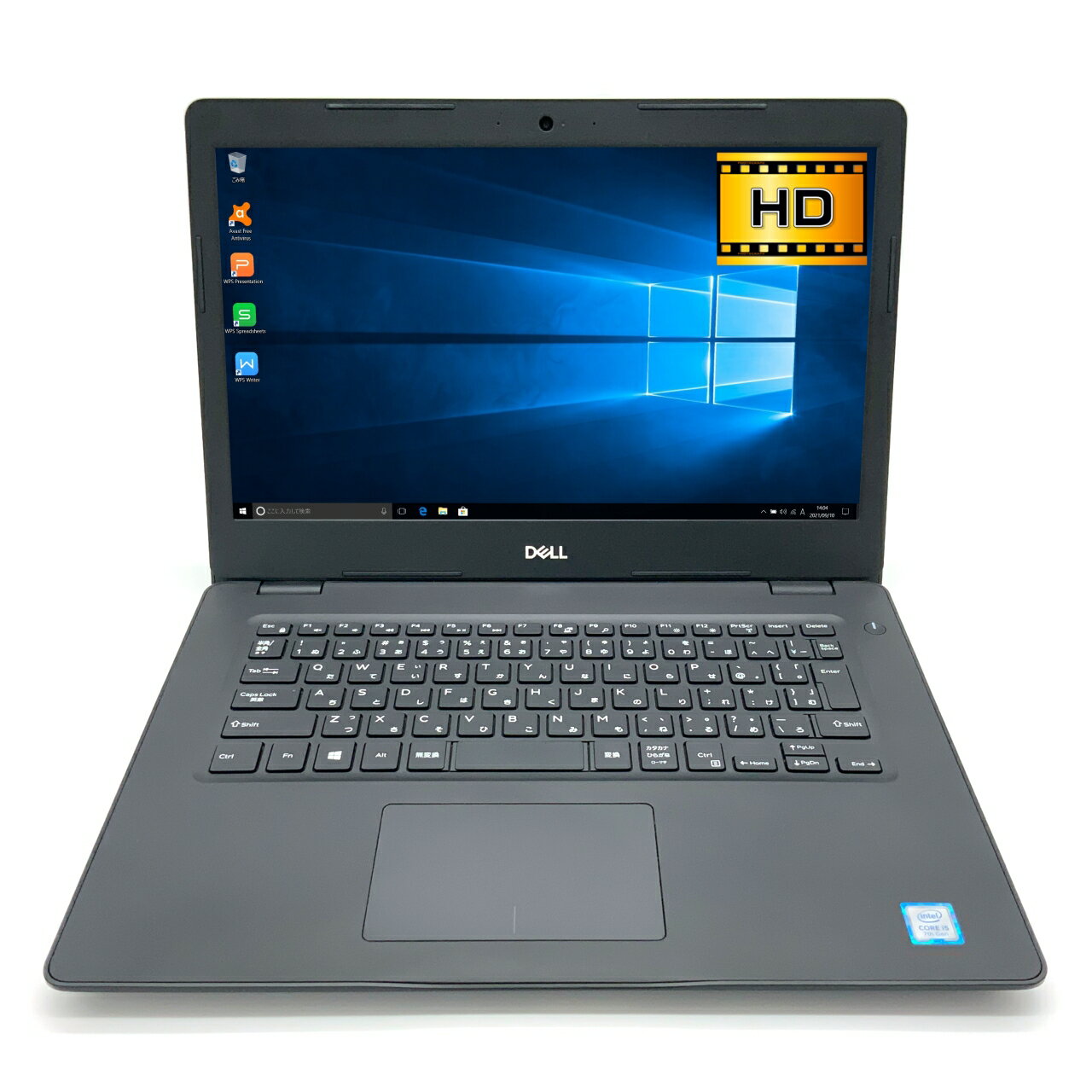 【ビジネスに最適】【軽量&高性能】 DELL Latitude 3490 第7世代 Core i5 7200U/2.50GHz 4GB 新品SSD480GB M.2 Windows10 64bit WPSOffice 14インチ HD カメラ 無線LAN 中古パソコン ノートパソコン PC モバイルノート Notebook 【中古】