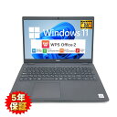 【Windows11】【高性能15型】【ビジネス最適】 DELL Latitude 3510 第10世代 Core i5 10210U/1.60GHz 32GB SSD240GB M.2 NVMe Windows11 64bit WPSOffice 15.6インチ フルHD カメラ テンキー 無線LAN 中古パソコン ノートパソコン PC Notebook 【中古】(2)