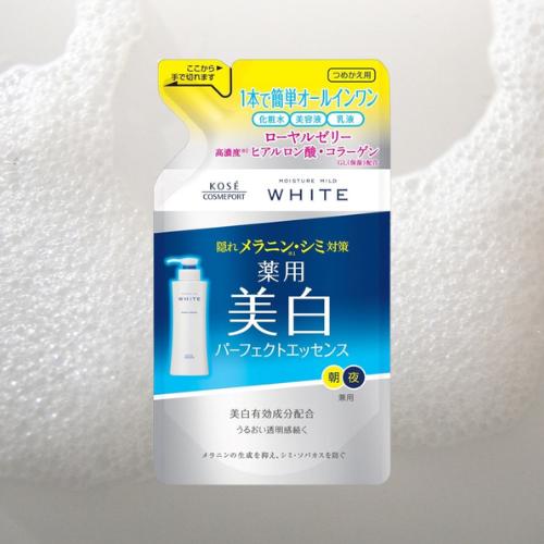 Rakuten - KOSE モイスチュアマイルド ホワイト パーフェクトエッセンス 詰め替え 200ml ×1個セット 4971710390650 #
