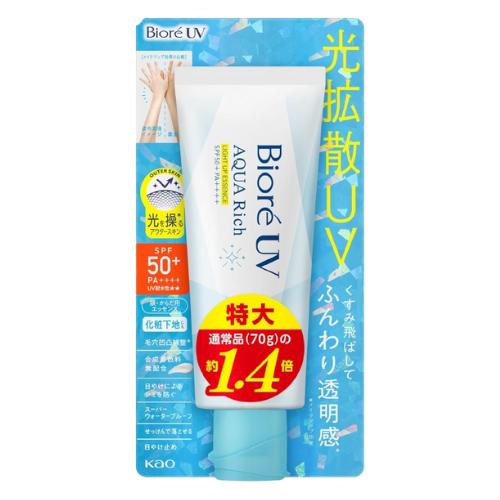 商品説明■　この商品について紫外線カット＆透明感アップ※UV※メイクアップ効果 ■　sterastarオンラインショップからのお知らせ※同一商品の異なるデザインパッケージが届く場合がございますので、ご了承ください。■　キーワードビオレ Bior UV アクアリッチ ライトアップ エッセンス 100g 日焼け止め SPF50 PA++++ Amazon限定 ウォータリーエッセンス UVカット 紫外線対策 顔用 体用 明るく トーンアップ 透明感 さらさら べたつかない 高保湿 夏用 敏感肌 日焼け防止 UVケア コスメ SPF50+ ウォータリー 夏対策