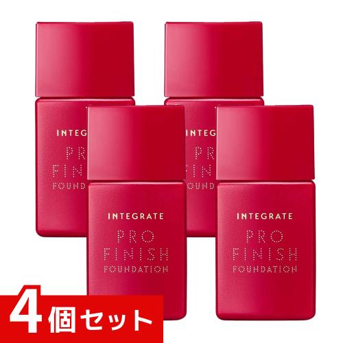 乐天商城 - 【送料無料】 インテグレート ファンデーション プロフィニッシュ リキッド オークル10 やや明るめ 30ml x4個セット 4901872973590 #