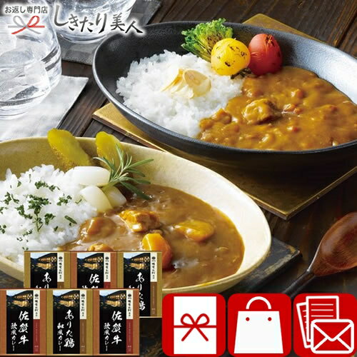 大正屋 椎葉山荘監修 佐賀牛＆ありた鶏カレー 24A05-09 |お中元 早割 グルメ ご飯のお供 ギフトセット 惣菜 おかず 食べ物 食品 詰め合わせ 内祝い お祝い 引き出物 香典返し 贈り物 手土産 一人暮らし 挨拶回り 出産内祝い 3000円 ギフト プレゼント 品物