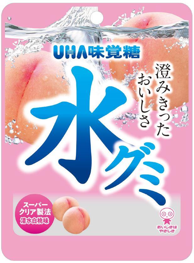 UHA味覚糖 水グミ 清水白桃 40g×10個