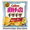 カルビー ポテトチップス ギザギザ 味わい しお味 60g × 12袋