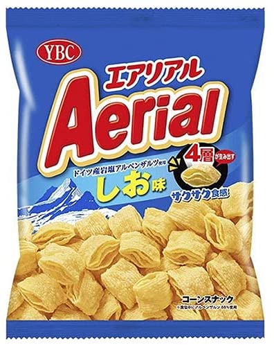 独自製法で作られた4層構造のコーンスナック。 これまでになかった、サクッとした軽い食感が後を引きます。 程よく旨みを効かせたクセのないしお味がコーンの風味を引き立てます。