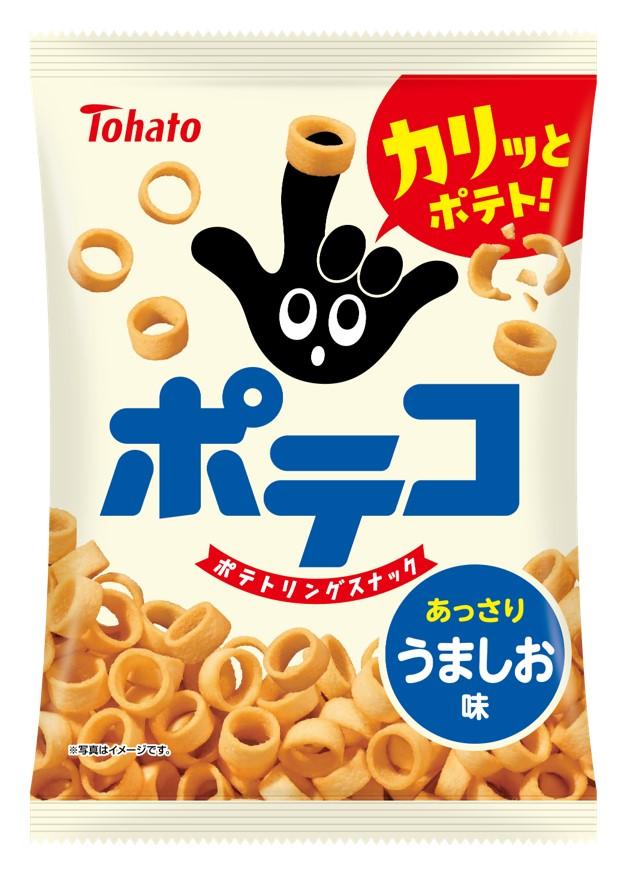 東ハト ポテコうましお味 67g×12袋のサムネイル