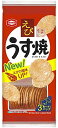 亀田製菓独自の製法による"うすさ"が食感のポイント。 このうすい生地を短時間で一気に焼き上げることで、パリパリとした軽快な食感が実現しました。