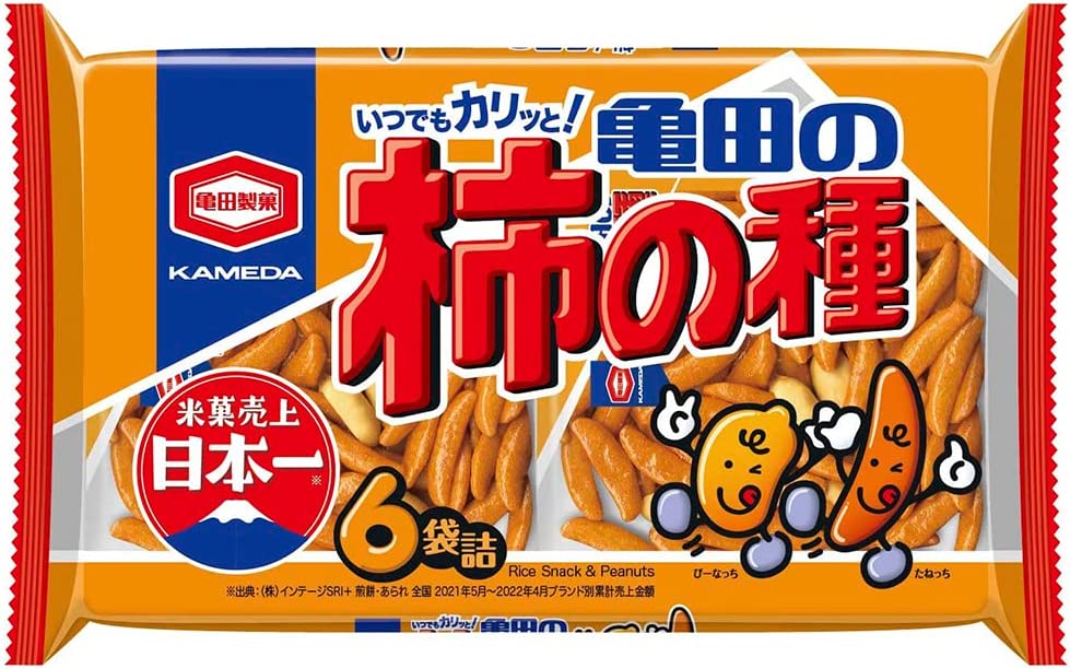 亀田製菓 亀田の柿の種6袋詰 180g×12袋