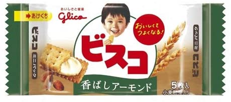 江崎グリコ ビスコミニパック香ばしアーモンド 5枚×20個のサムネイル
