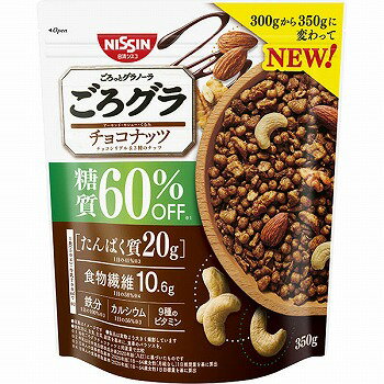 日清シスコ ごろグラ 糖質60%オフ チョコナッツ 350g 6袋