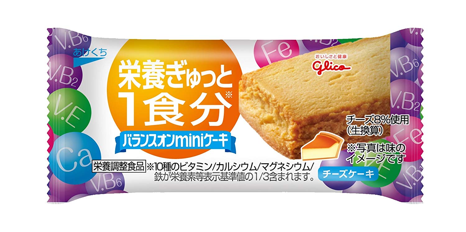チーズケーキ 江崎グリコ バランスオンminiケーキ チーズケーキ 20個セット