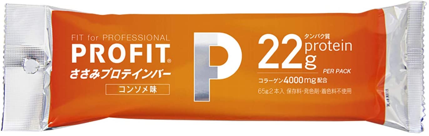 丸善 PROFITささみプロテインバーコンソメ味 130g×10袋