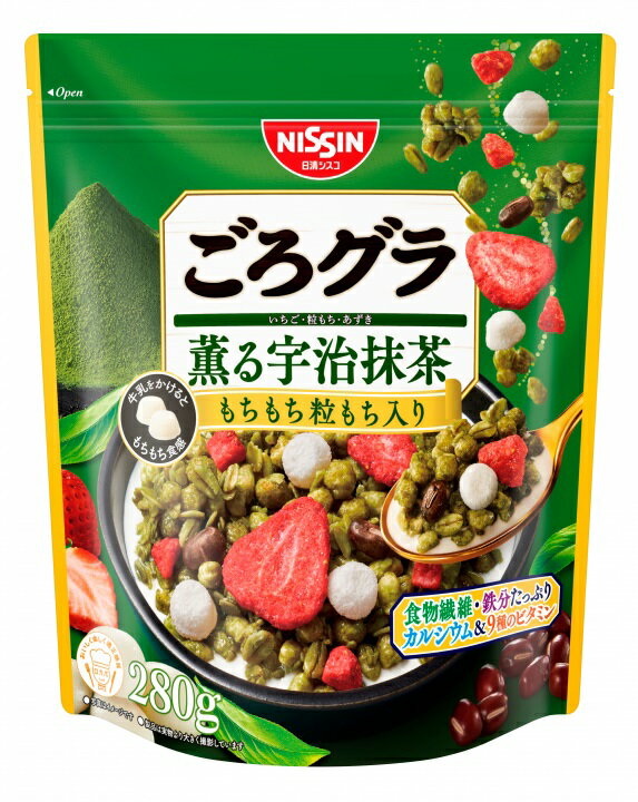 日清シスコ ごろグラ 薫る宇治抹茶 280g 6袋