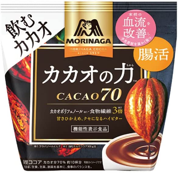 楽天おかげさまマーケット森永製菓 カカオの力（チカラ） CACAO70 200g袋×24袋入