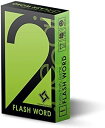 あす楽発送 送料無料 日本卓上開発 スピード型瞬間連想ゲーム FLASH WORD ボードゲーム テーブルゲーム 2-6人用 8歳以上 10分 ファミリーゲーム 家族団らん ともだち 学校 コミュニティ