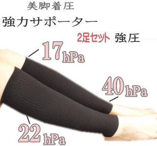 【2足セット】【ふくらはぎ 着圧サポーター】足の疲れ むくみ 下肢静脈瘤着圧ソックス ふくらはぎサポーター 立ち仕事 デスクワーク むくみ取りサポーター エコノミー症候群 巣ごもり テレワーク スポーツメール便2セットまで可★771-2p 太陽ニット