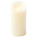 LUMINARA/ルミナラ LEDキャンドルライト(無香)Mサイズ アイボリーB0301-00-10-IV 3.5×7ピラー乾電池使用 キャンドル型 LEDライト タイマー インテリアライト 結婚式 パーティー クリスマス プレゼント