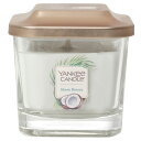 YANKEE CANDLE/ヤンキーキャンドルYCエレベーションジャーSサイズショアブリーズYK071-05-10ソルティフレッシュ ウォータリーアコード スズラン ココナッツウォーター ゴールデンアンバー シームスク フレグランス インテリア プレゼント