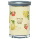 YANKEE CANDLE/ヤンキーキャンドルYCシグネチャータンブラー2ウィック（2本芯）384アイスドベリーレモネードYK012-05-384レモンシュガー マンダリン グレープフルーツ ゆず ラズベリー パイナップル バニラ モルト プレゼント