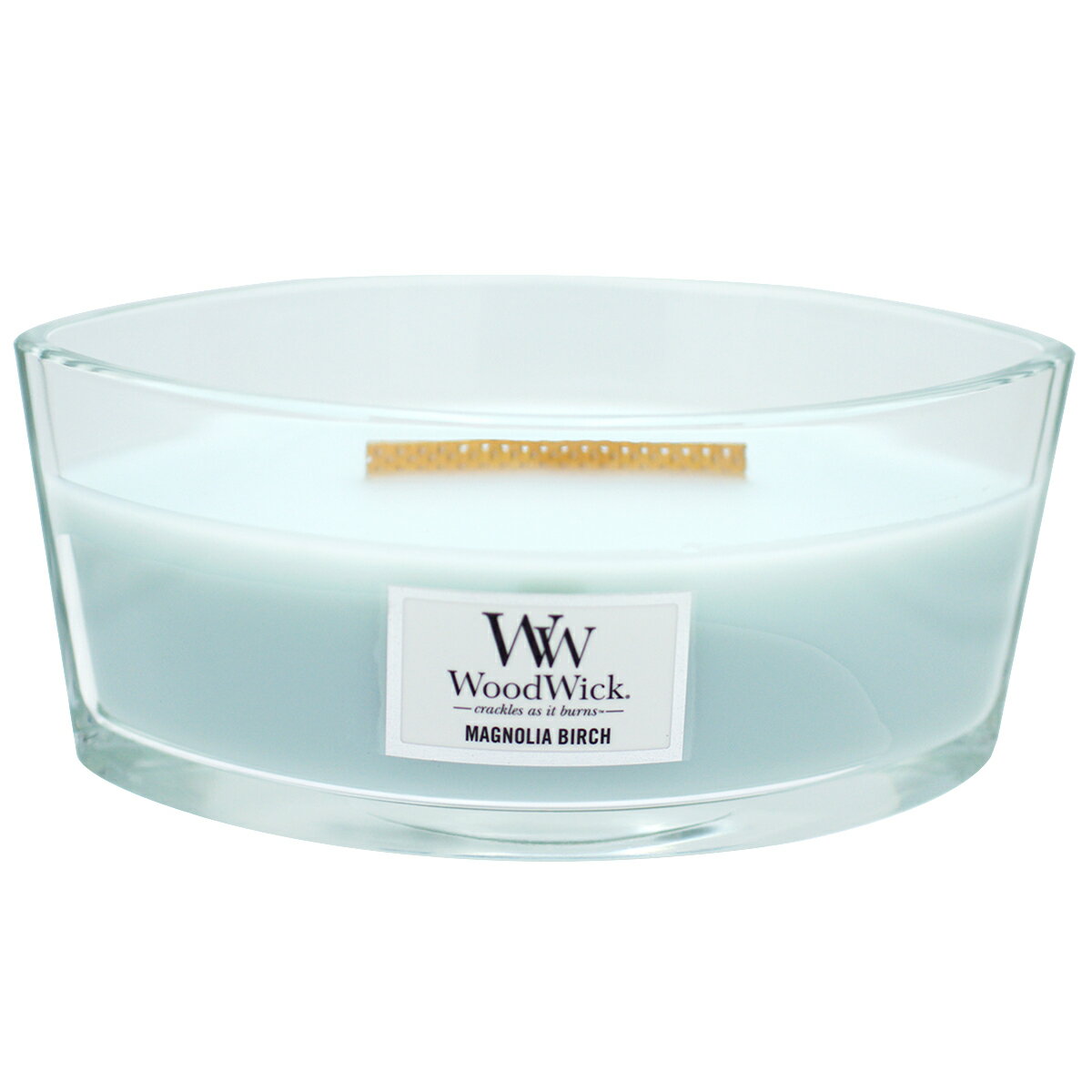 （公式認証店）ウッドウィック ハースウィックLマグノリアバーチWW940-05-30109 WoodWick Herthwick candle重厚感 パチパチ音 癒し アロマキャンドル マグノリアリーフ ホワイトバーチ サイプレス ユーカリ インテリア たき火キャンドルのサムネイル