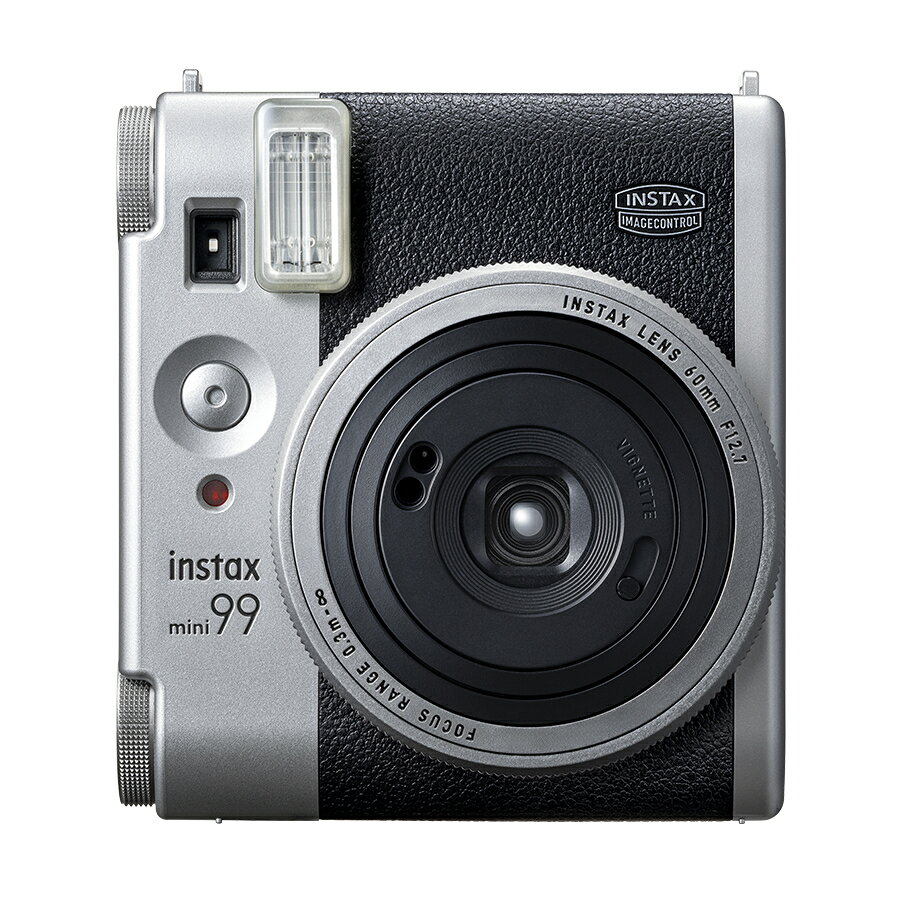 在庫あり☆FUJIFILM チェキ instax mini99（シルバー）インスタントカラーフィルム インスタントカメラ チェキカメラ クラシックデザイン 自動調光 カラーエフェクト 濃淡コントロール バッテリー 富士フイルム